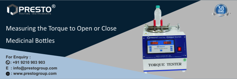 Measuring the Torque to Open or Close Medicinal Bottles